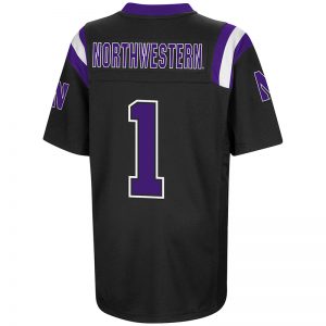 NCAA College football 練習用ユニフォーム Northwestern University Wildcats Colosseum Youth Black Foos
